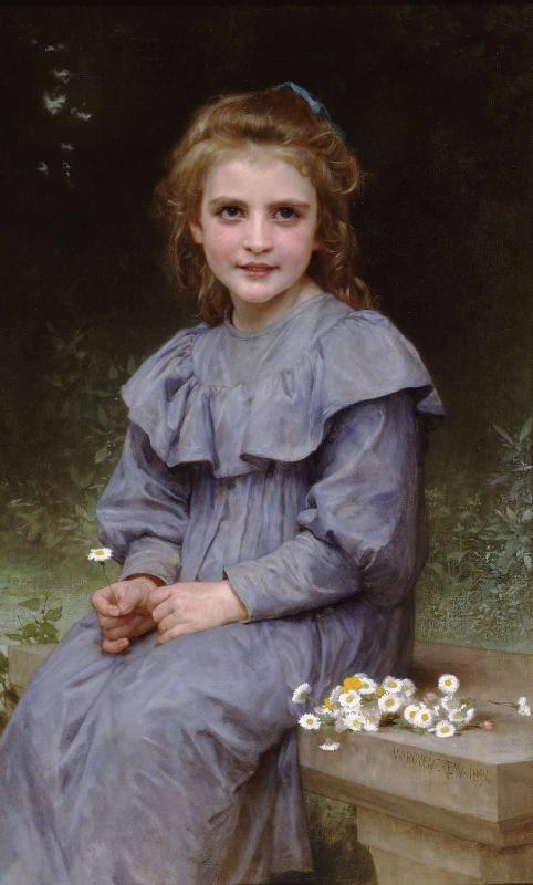 William-Adolphe Bouguereau Daisies oil painting picture
